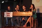 Farhan Akhtar, Ritesh Sidhwani, Richa Chadda Unveil Fukrey first look in Jai Hind, Mumbai on 12th April 2013 (30).JPG